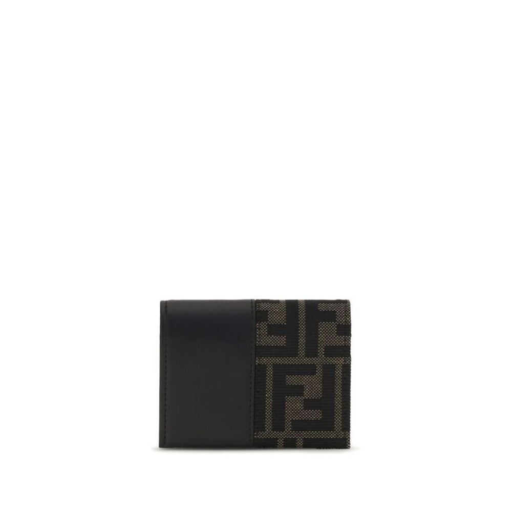 Fendi Men Ff Jacquard Card Holder